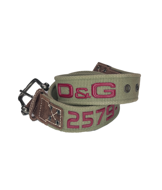 Dolce & Gabbana Canvas Belt