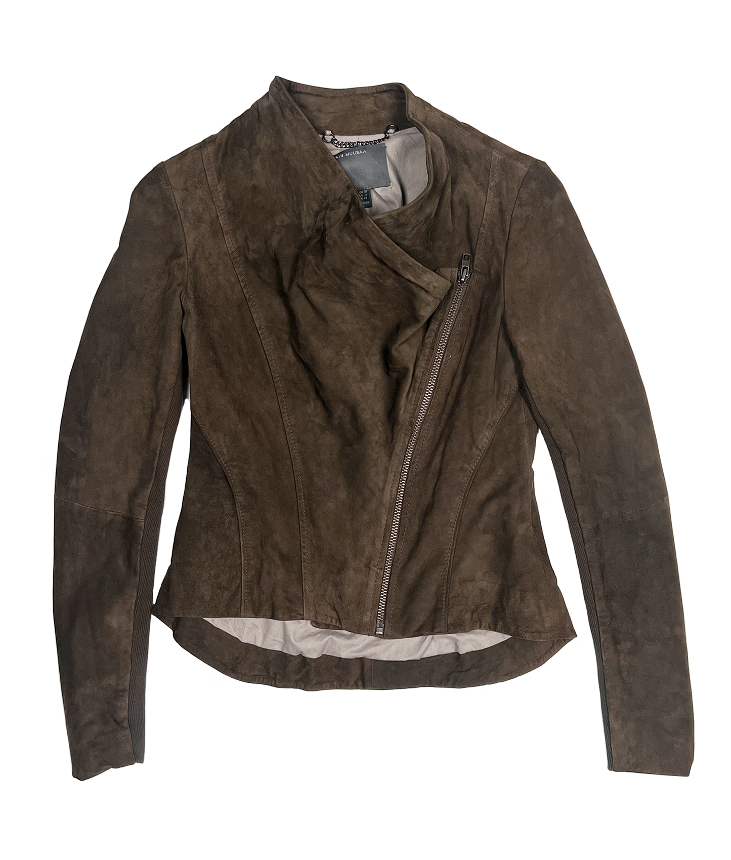 Muubaa Suede Leather Jacket