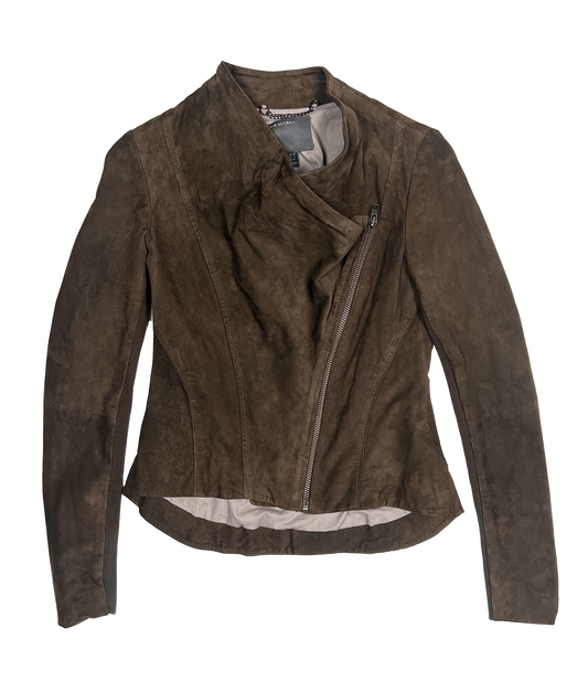 Muubaa Suede Leather Jacket